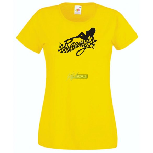 Funny Racing Girl női rövid ujjú póló