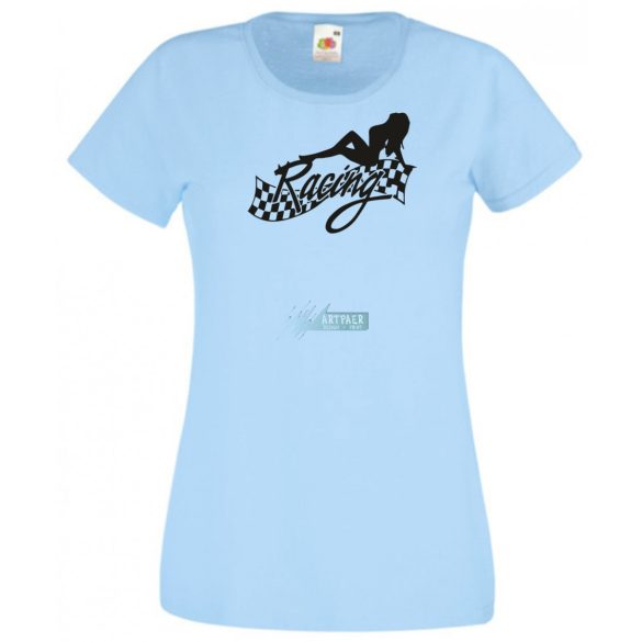 Funny Racing Girl női rövid ujjú póló