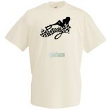 Funny Racing Girl férfi rövid ujjú póló