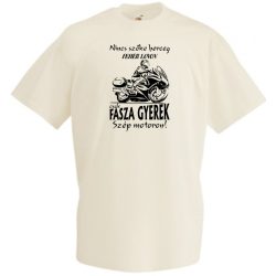   Nincs szőke herceg - szép motoron férfi rövid ujjú póló