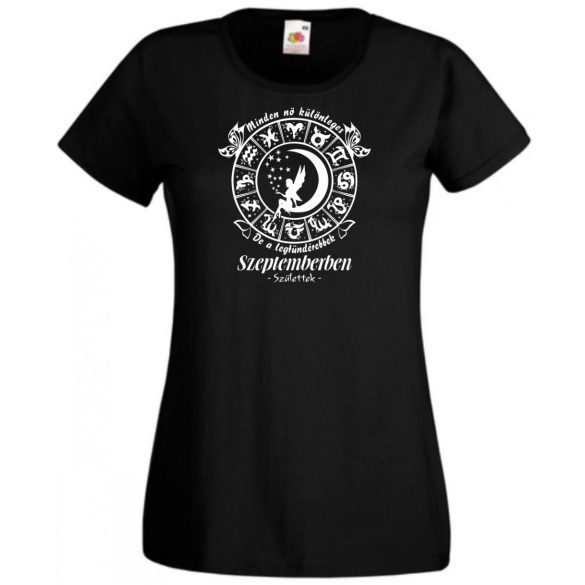 Minden nő különleges - Szeptember női rövid ujjú póló