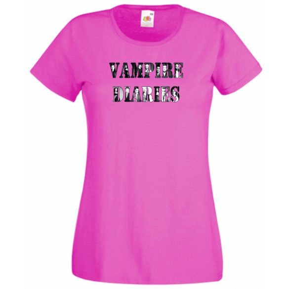Vámpírnaplók női rövid ujjú póló