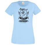 Anya vagyok mi a te szuper erőd női rövid ujjú póló