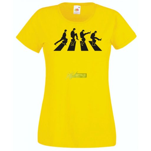 Abbey Road - Monty Python női rövid ujjú póló