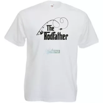   The Rodfather - Horgász keresztapa -B férfi rövid ujjú póló
