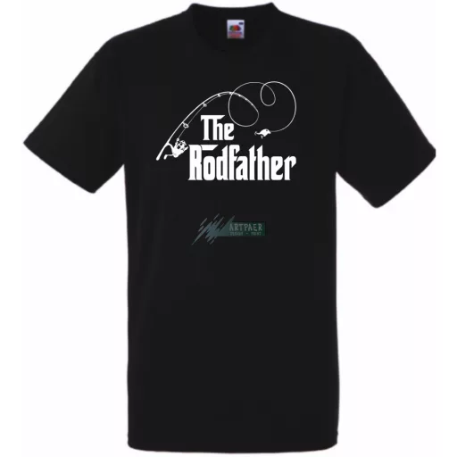 The Rodfather - Horgász keresztapa -B férfi rövid ujjú póló