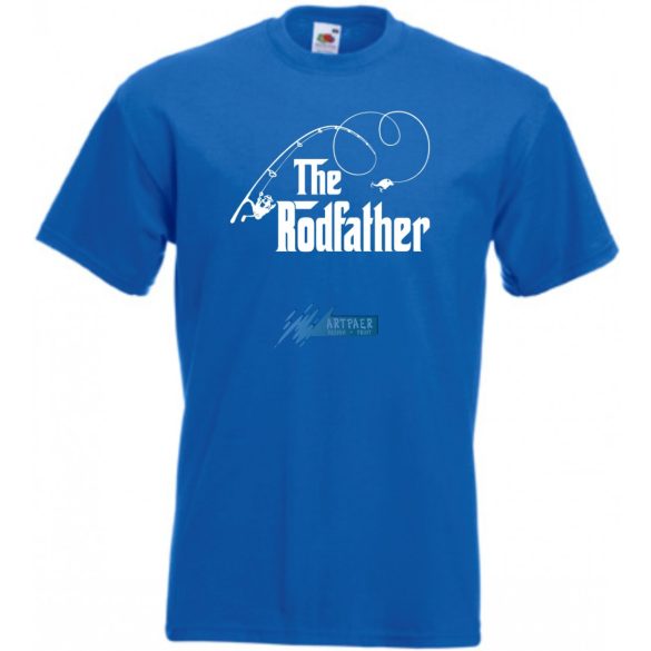The Rodfather - Horgász keresztapa -B férfi rövid ujjú póló