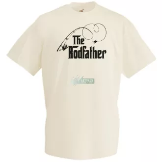   The Rodfather - Horgász keresztapa -B férfi rövid ujjú póló