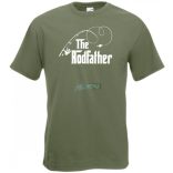 The Rodfather - Horgász keresztapa -B férfi rövid ujjú póló