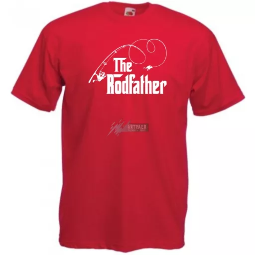 The Rodfather - Horgász keresztapa -B férfi rövid ujjú póló