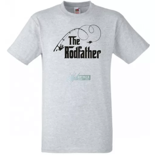 The Rodfather - Horgász keresztapa -B férfi rövid ujjú póló