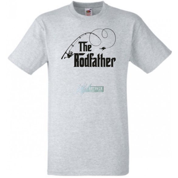 The Rodfather - Horgász keresztapa -B férfi rövid ujjú póló