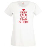 Keep Calm Bride's Team női rövid ujjú póló