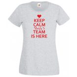 Keep Calm Bride's Team női rövid ujjú póló
