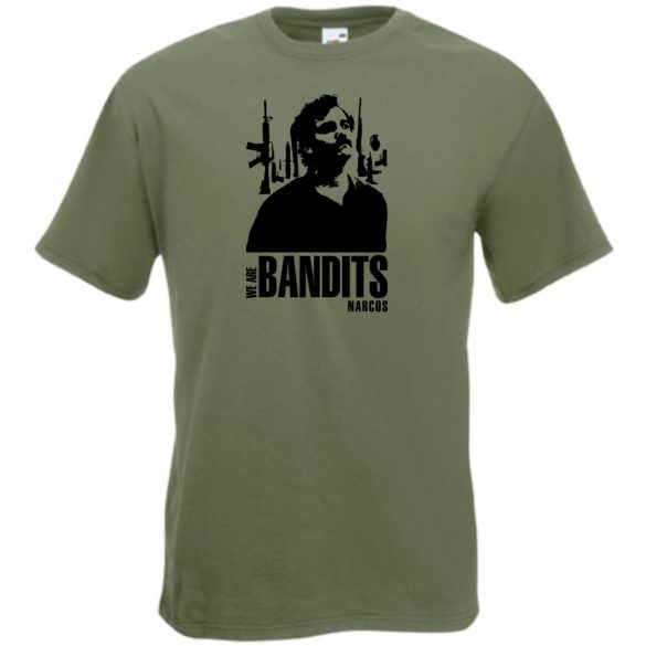 We Are Bandits - Narcos férfi rövid ujjú póló