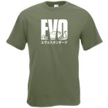 Auto fan Mitshubisi Lancer EVO férfi rövid ujjú póló