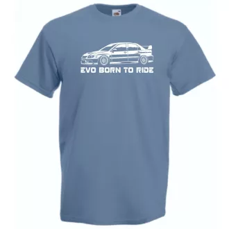 Auto fan Mitshubisi Lancer EVO férfi rövid ujjú póló