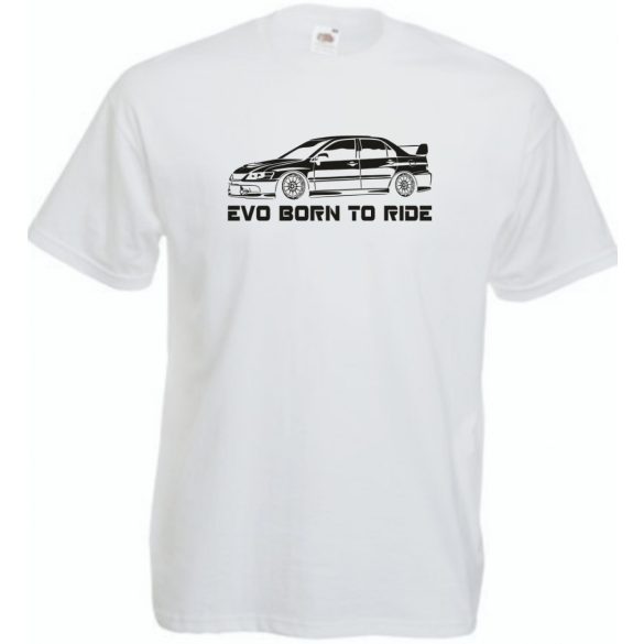 Auto fan Mitshubisi Lancer EVO férfi rövid ujjú póló