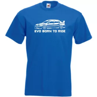 Auto fan Mitshubisi Lancer EVO férfi rövid ujjú póló
