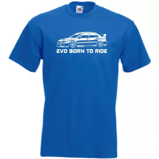 Auto fan Mitshubisi Lancer EVO férfi rövid ujjú póló