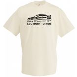 Auto fan Mitshubisi Lancer EVO férfi rövid ujjú póló