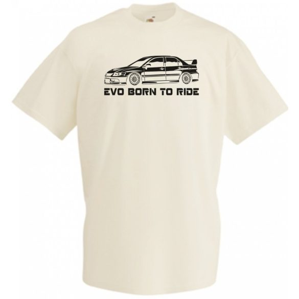 Auto fan Mitshubisi Lancer EVO férfi rövid ujjú póló