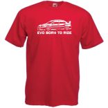 Auto fan Mitshubisi Lancer EVO férfi rövid ujjú póló