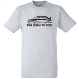 Auto fan Mitshubisi Lancer EVO férfi rövid ujjú póló