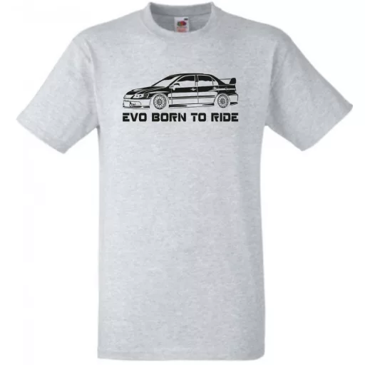 Auto fan Mitshubisi Lancer EVO férfi rövid ujjú póló