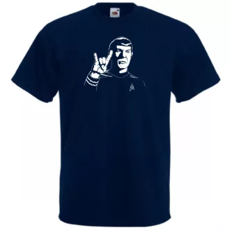 Stencil minima - Spock férfi rövid ujjú póló
