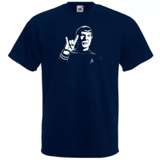 Stencil minima - Spock férfi rövid ujjú póló