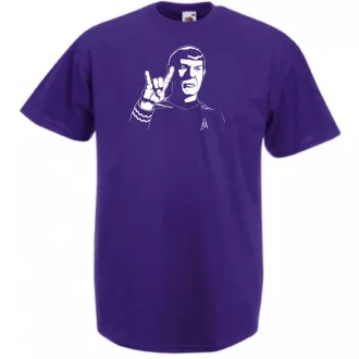 Stencil minima - Spock férfi rövid ujjú póló