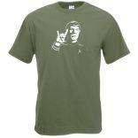 Stencil minima - Spock férfi rövid ujjú póló