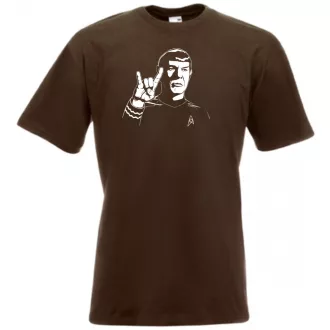 Stencil minima - Spock férfi rövid ujjú póló