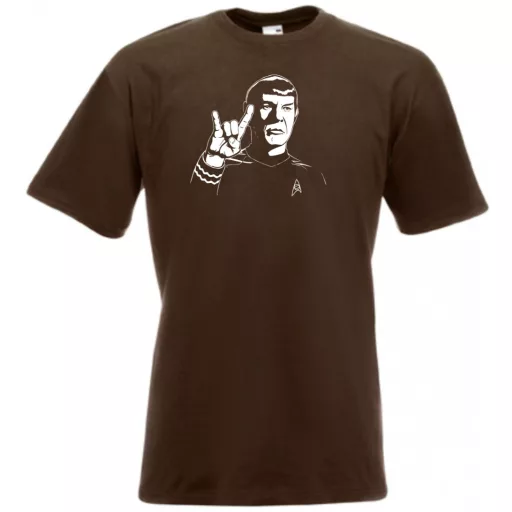 Stencil minima - Spock férfi rövid ujjú póló