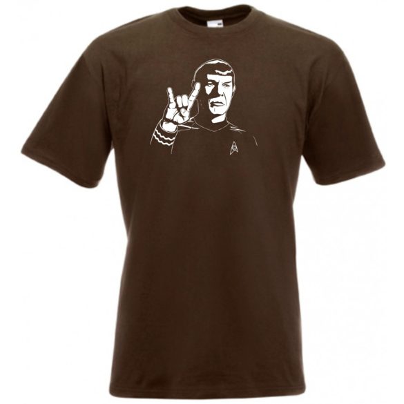 Stencil minima - Spock férfi rövid ujjú póló