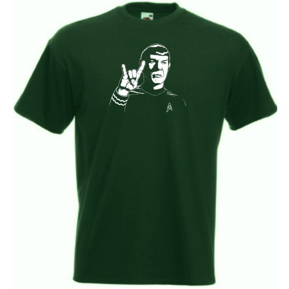 Stencil minima - Spock férfi rövid ujjú póló