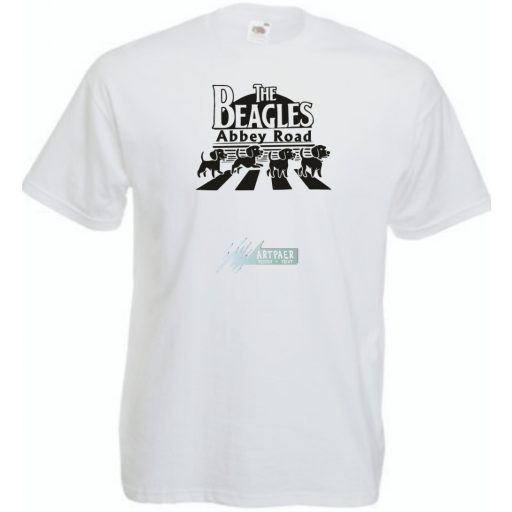 Abbey Road - The Beagles gyerek rövid ujjú póló