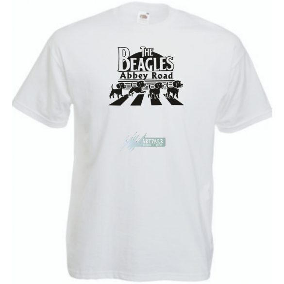 Abbey Road - The Beagles gyerek rövid ujjú póló