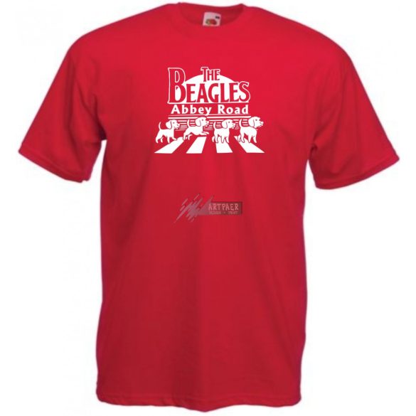 Abbey Road - The Beagles gyerek rövid ujjú póló