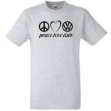 Peace Love Dub (VW) férfi rövid ujjú póló