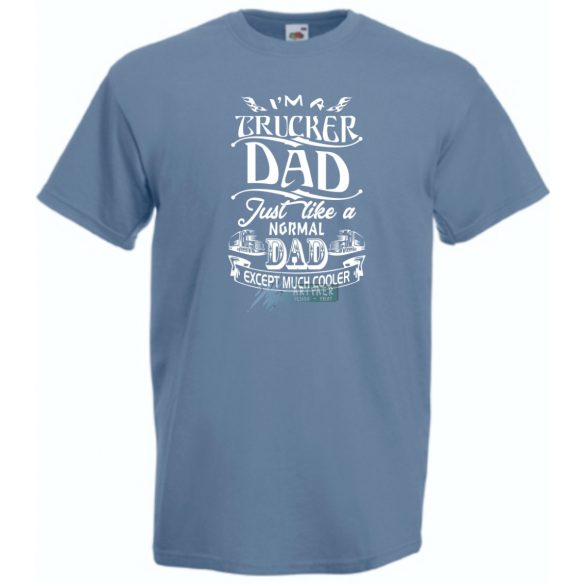 Kamionos apa - angol férfi rövid ujjú póló