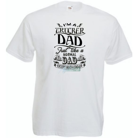 Kamionos apa - angol férfi rövid ujjú póló