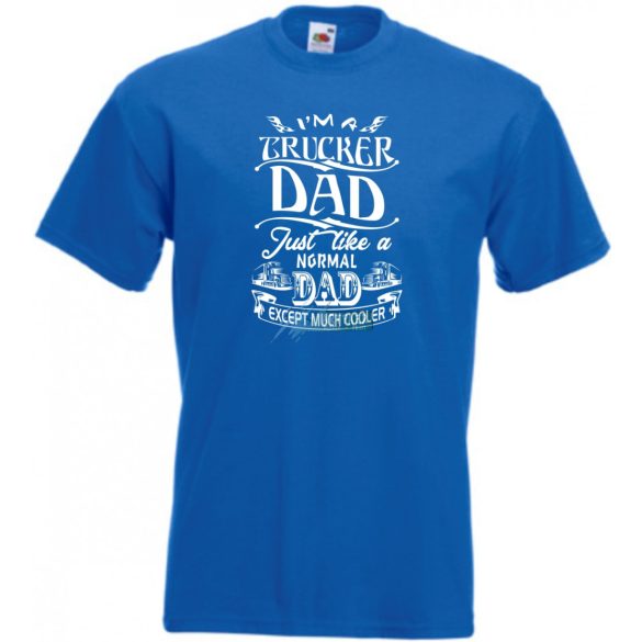 Kamionos apa - angol férfi rövid ujjú póló