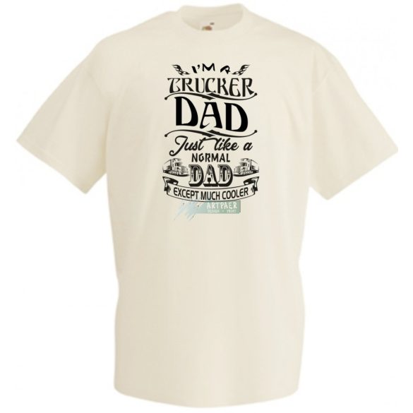 Kamionos apa - angol férfi rövid ujjú póló