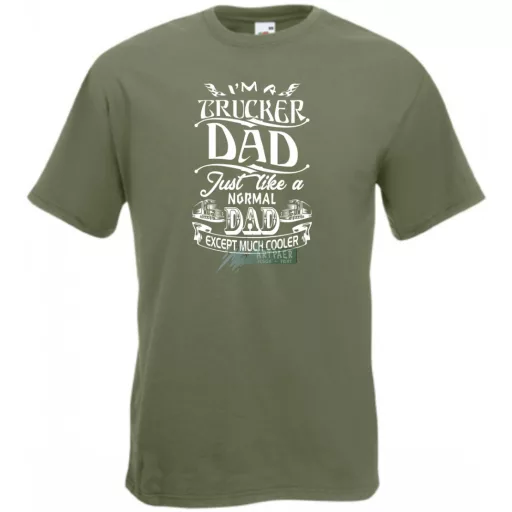 Kamionos apa - angol férfi rövid ujjú póló