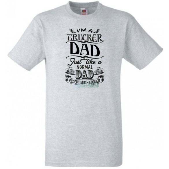 Kamionos apa - angol férfi rövid ujjú póló