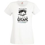 Kempingezés - Ez nem csak hobby - angol női rövid ujjú póló