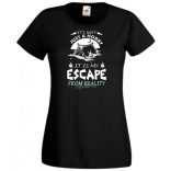 Kempingezés - Ez nem csak hobby - angol női rövid ujjú póló