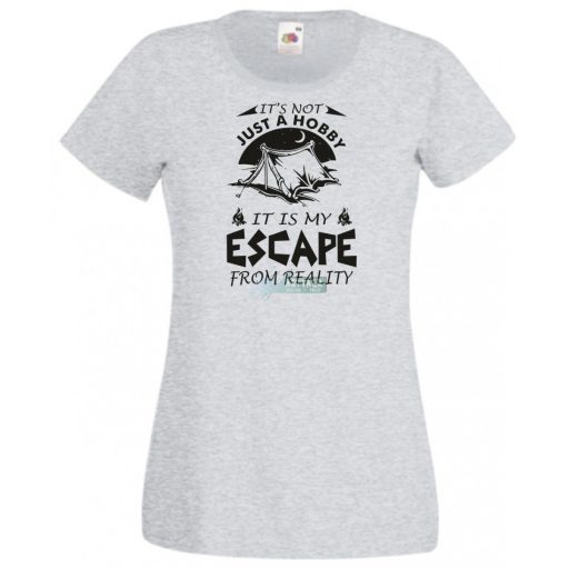 Kempingezés - Ez nem csak hobby - angol női rövid ujjú póló